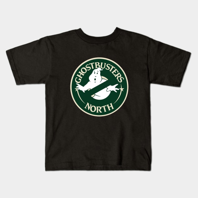 Ghostbusters North Logo Kids T-Shirt by ghostbustersnorth